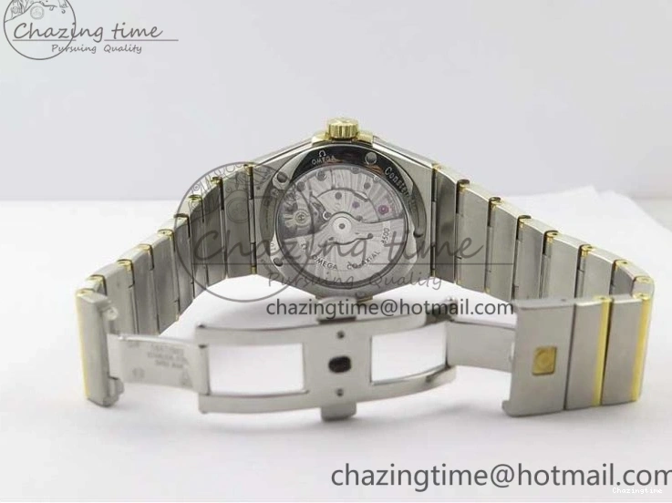 0208 Stylish Constellation 38mm SS RG VSF 1:1 Best Edition WhiteTextured Dial on SS RG Bracelet A8500 Super Clone 7921